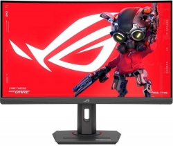 Монітор Asus 27" ROG Strix XG27WCS HDMI, DP, USB-C, Audio, VA, 2560x1440, 180Hz, 1ms, sRGB 125%, CURVED, AdaptiveSync, HAS, HDR400 90LM09P1-B01370