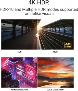 Монітор Asus 27" VY27UQ 2xHDMI, DP, MM, IPS, 3840x2160, sRGB 99%, AdaptiveSync, HDR10 90LM09U3-B01170