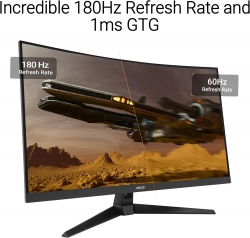 Монітор Asus 31.5" TUF Gaming VG32WQ3B 2xHDMI, DP, MM, VA, 2560x1440, 180Hz, 0.5ms, sRGB 120%, CURVED, AdaptiveSync, HDR10 90LM0AP1-B01171