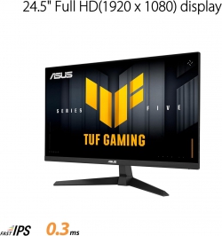 Монітор Asus 24.5" TUF Gaming VG259Q5A 2xHDMI, DP, MM, IPS, 200Hz, 0.3ms, sRGB 99%, AdaptiveSync 90LM0BL1-B01O71