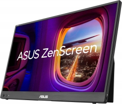 Монітор портативний Asus 16" ZenScreen MB16NCG mHDMI, 2xUSB-C, Audio, IPS, 2560x1600, 16:10, 155Hz, sRGB 100%, HDR10, Cover 90LM0CD1-B01N71