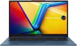 Ноутбук ASUS Vivobook S 15 K5504VA-MA377 15.6" 2.8K OLED, Intel i9-13900H, 16GB, F1TB, UMA, NoOS, Блакитний 90NB0ZK1-M00N70