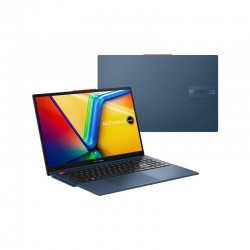 Ноутбук ASUS Vivobook S 15 K5504VA-MA385 15.6" 2.8K OLED, Intel i7-13700H, 16GB, F512GB, UMA, noOS, Блакитний 90NB0ZK1-M00NF0