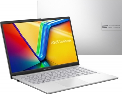 Ноутбук ASUS Vivobook Go 15 E1504FA-BQ1105 15.6" FHD IPS, AMD R3-7320U, 16GB, F512GB, UMA, NoOS, Сріблястий 90NB0ZR1-M01YF0