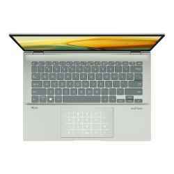 Ноутбук ASUS Zenbook 14 UX3402VA-KP783 14" WQXGA IPS, Intel i7-13700H, 16GB, F512GB, UMA, NoOS, Сріблястий 90NB10G6-M017J0