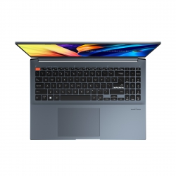 Ноутбук ASUS Vivobook Pro 16 K6602VU-KV026 16" WQXGA IPS, Intel i7-13700H, 16GB, F1TB, NVD4050-6, noOS, Блакитний 90NB1151-M004F0