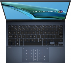 Ноутбук ASUS Zenbook S 13 UM5302LA-LV152 13.3" 2.8K OLED, AMD R7-7840U, 16GB, F1TB, UMA, noOS, Блакитний 90NB1233-M005V0