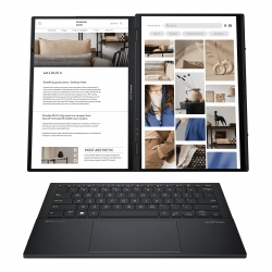 Ноутбук ASUS Zenbook Duo UX8406MA-PZ044W 14" 3K OLED, Intel Ultra 7 155H, 16GB, F1TB, UMA, Win11, Сірий 90NB12U1-M001L0