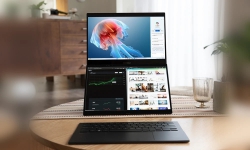 Ноутбук ASUS Zenbook Duo UX8406MA-QL104W 14" FHD OLED, Intel Ultra 9 185H, 32GB, F2TB, UMA, Win11, Сірий 90NB12U1-M00N80