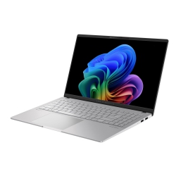 Ноутбук ASUS Vivobook S 15 S5507QA-MA044W 15.6" 3K OLED, Qualcomm X Plus X1P 42 100, 16GB, F512GB, UMA, Win11, Сріблястий 90NB14Q2-M004D0