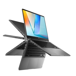 Ноутбук ASUS Vivobook Flip 14 TP3407SA-QL011W 14" WUXGA OLED, Intel Ultra 5 226V, 16GB, F512GB, UMA, Win11, Сірий 90NB14Y1-M000E0