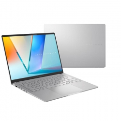 Ноутбук ASUS Vivobook S 14 M5406KA-SF150 14" FHD OLED, AMD AI 5 340, 16GB, F512GB, UMA, NoOS, Серебристый 90NB15W1-M008H0