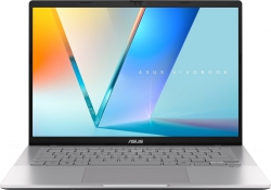 Ноутбук ASUS Vivobook S 14 M3407HA-SF079 14" WUXGA OLED, AMD R5-220, 16GB, F512GB, UMA, NoOS, Серебристый 90NB16E2-M00700