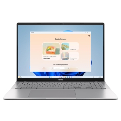 Ноутбук ASUS Vivobook S 16 S3607CA-RP008 16" WUXGA IPS, Intel Ultra 7 255H, 16GB, F1TB, UMA, NoOS, Сріблястий 90NB16I1-M00090