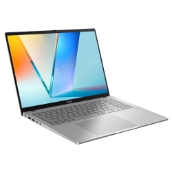 Ноутбук ASUS Vivobook S 16 S3607CA-RP008 16" WUXGA IPS, Intel Ultra 7 255H, 16GB, F1TB, UMA, NoOS, Сріблястий 90NB16I1-M00090