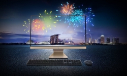 Персональний комп'ютер моноблок ASUS M3400WYAK-BA027M 23.8" FHD AG, AMD R7-5825U, 8GB, F512GB, UMA, WiFi, кл+м, без ОС, золотистий 90PT03B2-M00A50