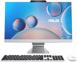 Комп'ютер персональний моноблок ASUS A3402WVAK-WA0030 23.8" FHD AG, Intel 3-100U, 16GB, F512GB, UMA, WiFi, кл+м, 3р, без ОС, білий 90PT03T1-M000Y0