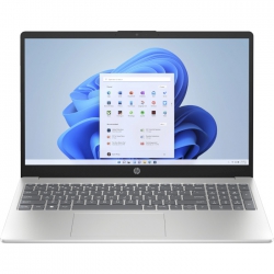 Ноутбук HP 15-fc0052ua 15.6" FHD IPS AG, AMD R5-7520U, 8GB, F512GB, UMA, DOS, серебристый 91L25EA