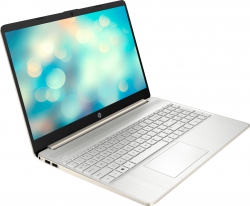 Ноутбук HP 15s-fq5034ua 15.6" FHD IPS AG, Intel i5-1235U, 16GB, F512GB, UMA, DOS, золотистий 91L37EA