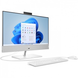 Комп'ютер персональний моноблок HP Pavilion 23,8" FHD IPS AG, Intel i5-13400T, 16GB, F512GB, UMA, WiFi, кл+м, DOS, білий 95Z21EA