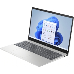 Ноутбук HP 15-fd0018ua 15.6" FHD IPS AG, Intel N200, 8GB, F256GB, UMA, DOS, серебристый 9H8P2EA
