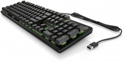 Клавіатура HP Pavilion Gaming 550 RGB 104key Red Hybrid USB Black 9LY71AA
