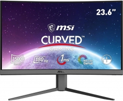 Монитор MSI 23.6" G24C4-E2 2xHDMI, DP, Audio, VA, 180Hz, 1ms, sRGB 112%, CURVED, AdaptiveSync 9S6-3BA01T-067