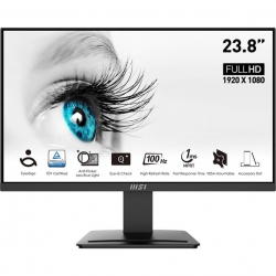 Монітор MSI 23.8" PRO MP2412 HDMI, DP, MM, VA, 100Hz, 4ms, sRGB 113% 9S6-3BA9CH-042