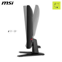 Монітор MSI 23.8" MAG 242F HDMI, DP, Audio, IPS, 200Hz, 0.5ms, sRGB 115%, FreeSync 9S6-3BC51T-001