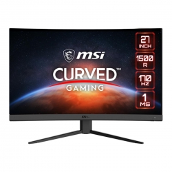 Монітор MSI 27" G27CQ4-E2, 2xHDMI, DP, VA, 2560x1440, 170Hz, 1ms, sRGB 114%, CURVED, AdaptiveSync 9S6-3CB01T-027