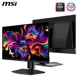 Монитор MSI 26.5" MAG 271QP-QD-X24 2xHDMI, DP, Audio, OLED, 2560x1440, 240Hz, 0.03ms, DCI-P3 99%, AdaptiveSync, HAS, HDR400 9S6-3CD89T-025
