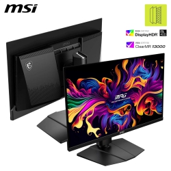 Монитор MSI 26.5" MAG 271QP-QD-X24 2xHDMI, DP, Audio, OLED, 2560x1440, 240Hz, 0.03ms, DCI-P3 99%, AdaptiveSync, HAS, HDR400 9S6-3CD89T-025