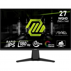 Монітор MSI 27" MAG 275QF 2xHDMI, DP, Audio, IPS, 2560x1440, 180Hz, 0.5ms, sRGB 101%, AdaptiveSync 9S6-3CE21M-022