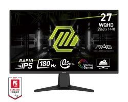 Монітор MSI 27" MAG 275QF 2xHDMI, DP, Audio, IPS, 2560x1440, 180Hz, 0.5ms, sRGB 101%, AdaptiveSync 9S6-3CE21M-035