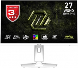 Монитор MSI 27" MAG 274QRFW-X32 2xHDMI, DP, Audio, IPS, 2560x1440, 320Hz, 0.5ms, sRGB 129%, FreeSync, Pivot, HDR400, белый 9S6-3CE49H-028