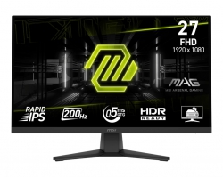 Монитор MSI 27" MAG 272F HDMI, DP, Audio, IPS, 200Hz, 0.5ms, sRGB 115%, FreeSync 9S6-3CE51T-008