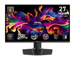 Монитор MSI 26.5" MAG 273QP-X24 2xHDMI, DP, QD-OLED, 2560x1440, 240Hz, 0.03ms, DCI-P3 99%, FreeSync, Pivot, HDR400 9S6-3CE69H-010
