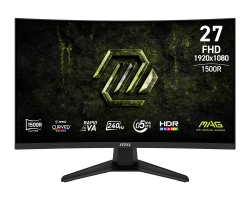 Монитор MSI 27" MAG 275CF-X24 2xHDMI, DP, Audio, VA, 240Hz, 0.5ms, sRGB 111%, CURVED, AdaptiveSync 9S6-3CE91H-012