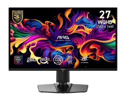 Монітор MSI 26.5" MAG 274QP QD-OLED X24 2xHDMI, DP, Audio, QD-OLED, 2560x1440, 240Hz, 0.03ms, DCI-P3 99%, G-SYNC, FreeSync, Pivot, HDR400 9S6-3CFA9T-001