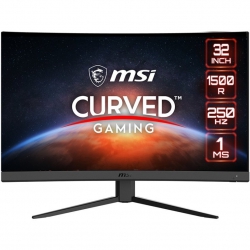 Монітор MSI 31.5" G32C4X 2xHDMI, DP, Audio, VA, 250Hz, 1ms, sRGB 114%, CURVED, AdaptiveSync 9S6-3DA61T-035