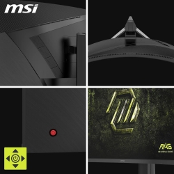 Монітор MSI 31.5" MAG 325CQPF-E18 2xHDMI, DP, Audio, VA, 2560x1440, 180Hz, 0.5ms, sRGB 111%, CURVED, AdaptiveSync, HAS 9S6-3DC14H-201