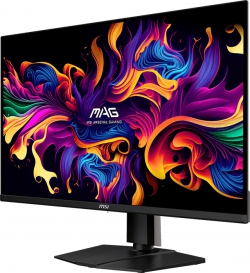 Монітор MSI 31.5" MAG 321UPX-QD 2xHDMI, DP, USB-C, Audio, OLED, 3840x2160, 240Hz, 0.03ms, DCI-P3 99%, AdaptiveSync, HAS, HDR400 9S6-3DD39T-001