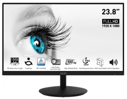 Монітор MSI 23.8" PRO MP242A D-Sub, HDMI, DP, MM, IPS, 100Hz, 4 ms, sRGB 100% 9S6-3PA1CT-076