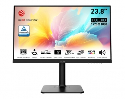 Монитор MSI 23.8" Modern MD2412P HDMI, USB-C, MM, IPS, 100Hz, 4ms, sRGB 114%, Pivot 9S6-3PA59H-060