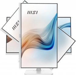 Монитор MSI 23.8" Modern MD2412PW HDMI, USB-C, MM, IPS, 100Hz, 4ms, sRGB 114%, Pivot, белый 9S6-3PA59H-078
