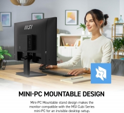 Монітор MSI 27" PRO MP273-E14A D-Sub, HDMI, DP, Audio, IPS, 144Hz, 1ms, sRGB 102%, FreeSync 9S6-3PB4CH-250