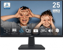 Монитор MSI 24.5" PRO MP251 D-Sub, HDMI, MM, IPS, 100Hz, 4ms, sRGB 101% 9S6-3PC2CM-041