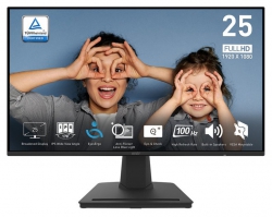 Монитор MSI 24.5" PRO MP252 HDMI, DP, MM, IPS, 100Hz, 1ms, sRGB 100%, AdaptiveSync 9S6-3PC4CT-017