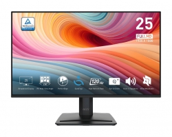 Монітор MSI 24.5" PRO MP251-E2 D-Sub, HDMI, DP, MM, IPS, 120Hz, sRGB 99%, AdaptiveSync 9S6-3PD2CM-037