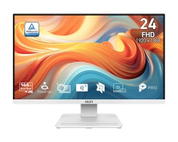 Монитор MSI 23.8" PRO MP241W-E14V HDMI, DP, VA, 144Hz, 1ms, sRGB 98%, FreeSync, белый 9S6-3PE1CH-027